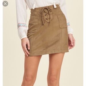 Hollister Suede Skirt